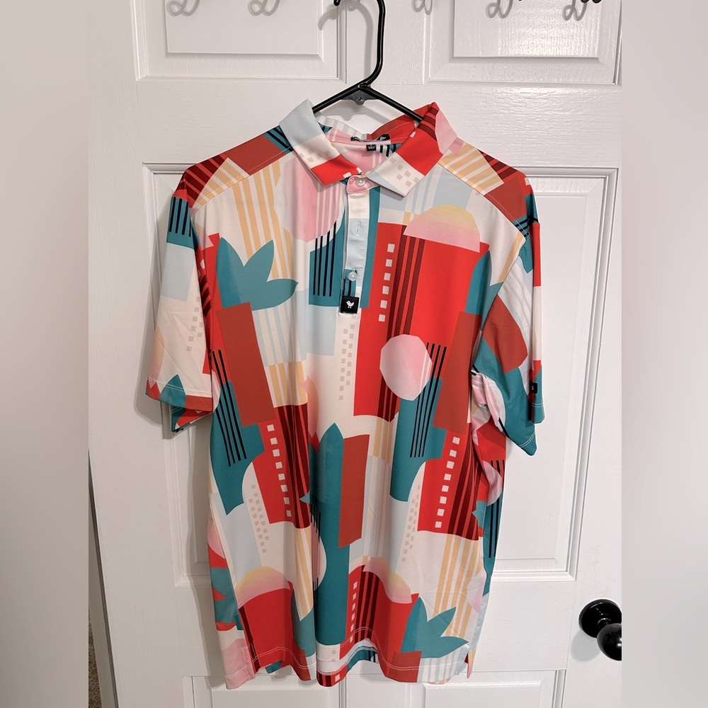 Bad Birdie Men’s Polo size Large